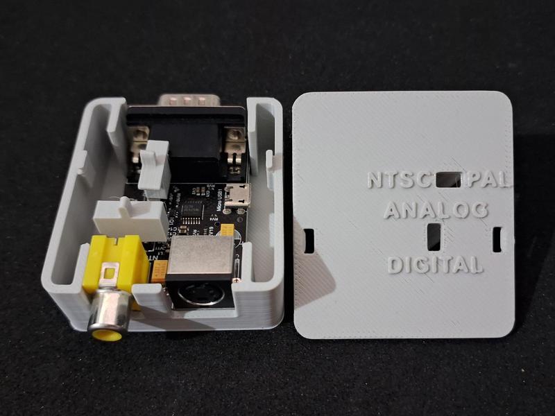 Case for the active Y/C adapter by Retrocastle for the Mister FPGA