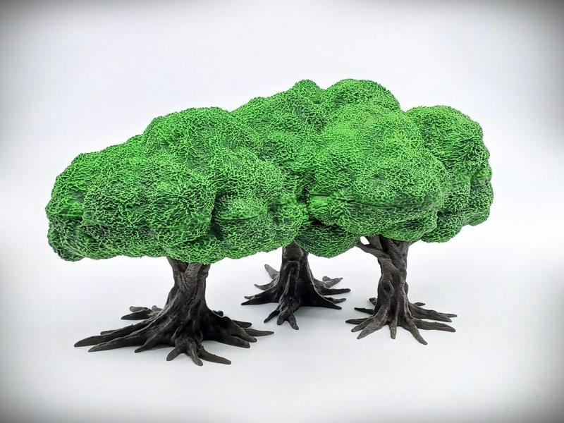 Playable Deciduous Tree Copse A