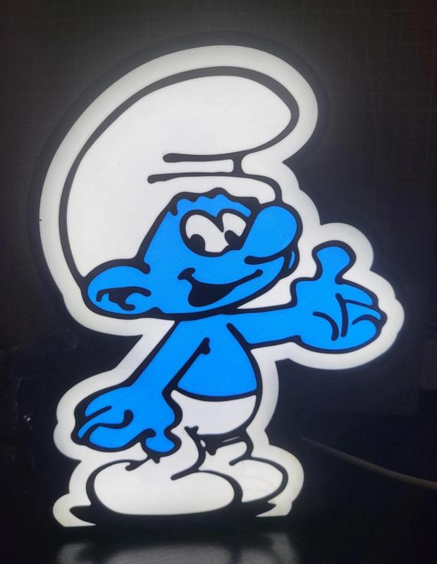 Smurf lightbox