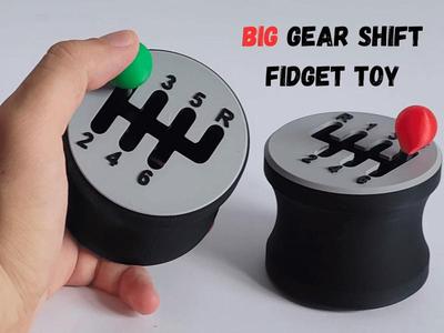 BIG Gearshift fidget toy