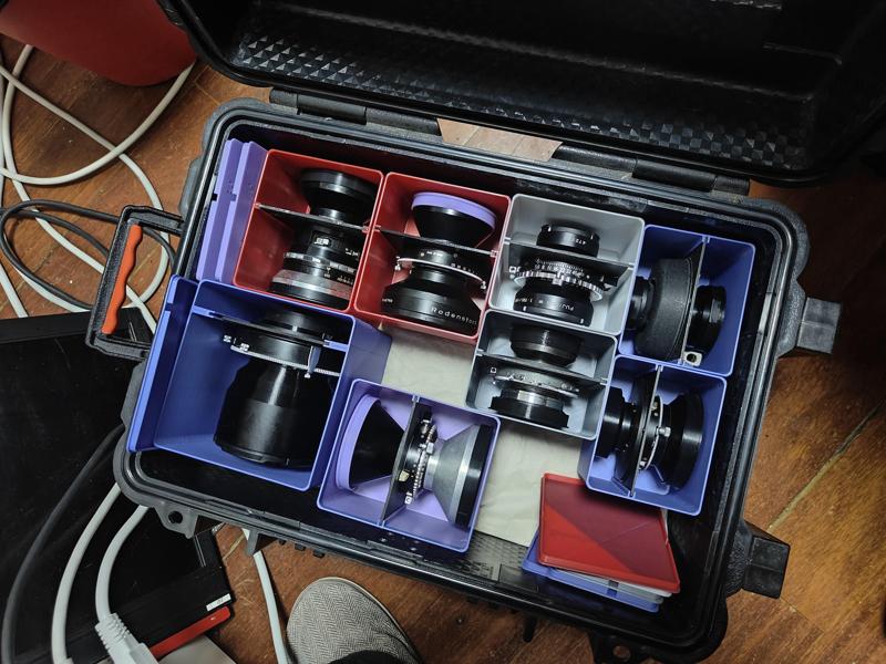 Lens box for famous (I owned) large format lens in Linhof board