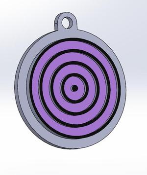 NARUTO KEYCHAIN Rinegan
