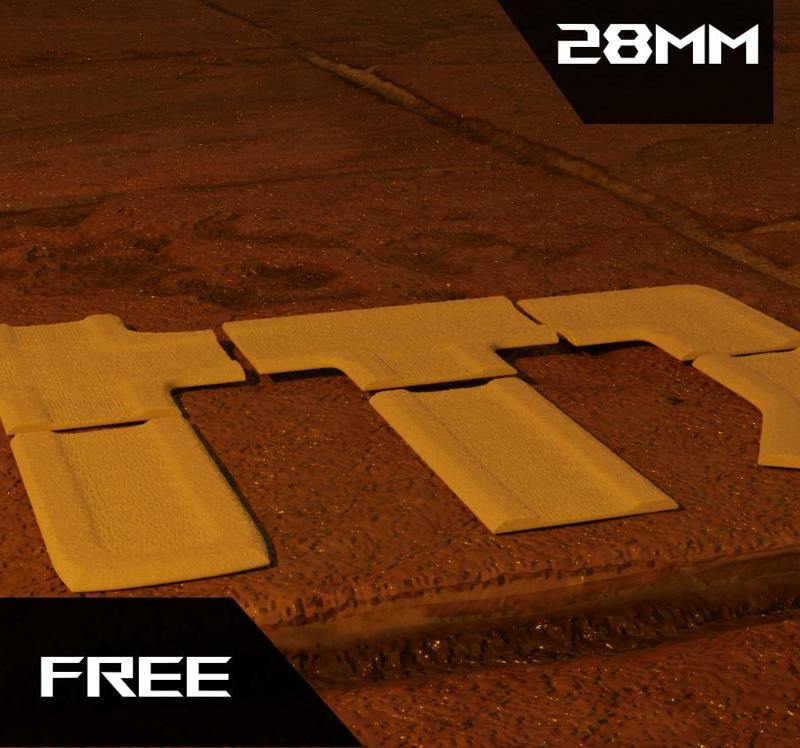 Roads|Paths collection for wargaming (28mm|1:56) (24 different)