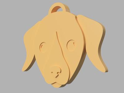 Cute dog pendant