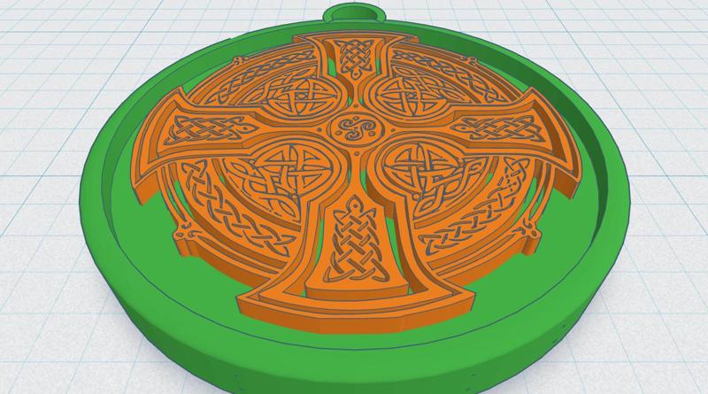 Celtic Round Cross 15