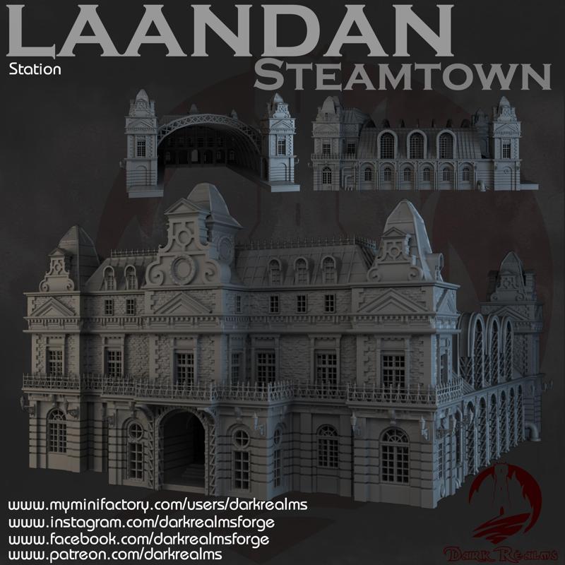 Dark Realms - Laandan Steamtown - Station