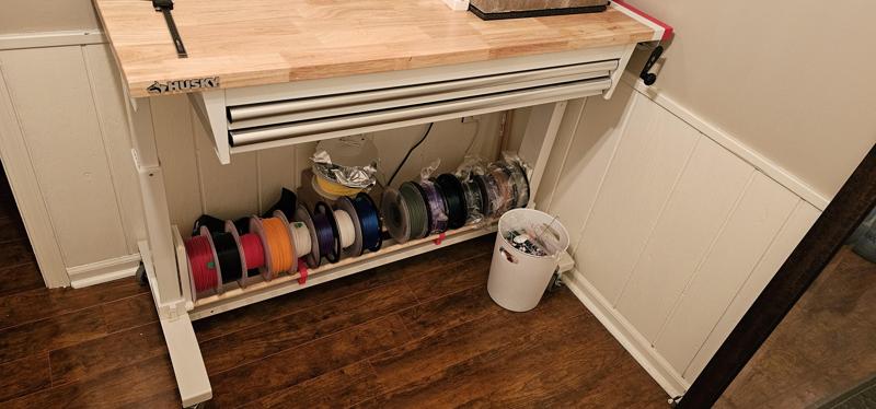Husky Workbench Filament Rack