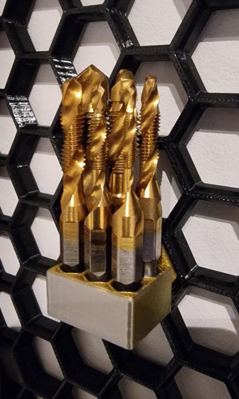 HCW - 6 screw M3-M10 Drill and Thread Drill 1/4" Hex Shank