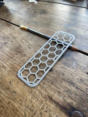Minimalist Hexagon Bookmark