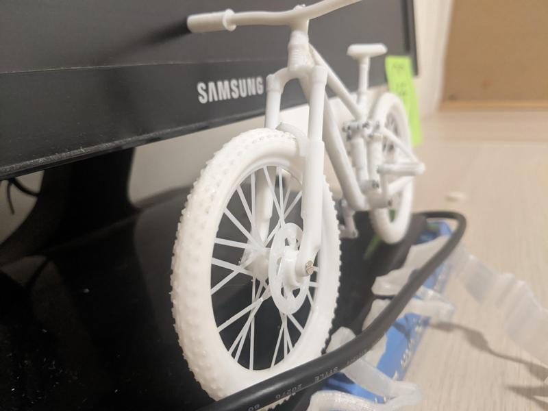 MTB rim with flex spokes inspired by Syncros Silverton SL