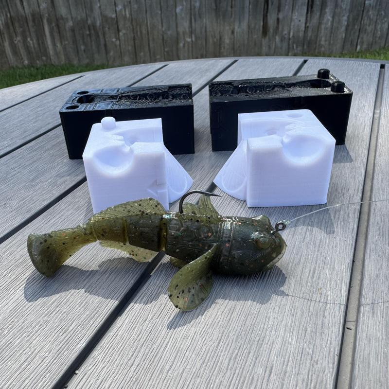 Goby Soft Plastic Mold 105mm