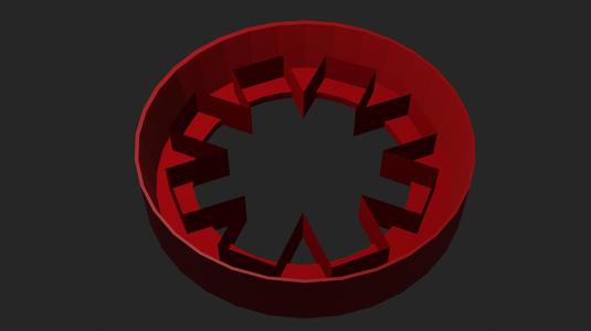 Red Hot Chili Peppers logo cookie cutter and mold