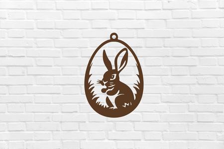 EASTER WALL DECORATION rabbit