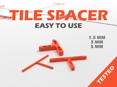 TILE SPACER - "T" SPACER - (Tested)