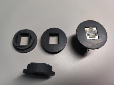 Keystone modul for 32mm hole