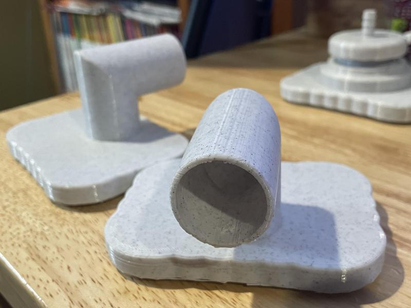 3x4 Downspout End with 3/4" Elbow