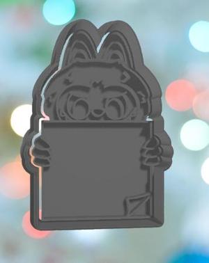 Labubu with Letter Cookie Cutter