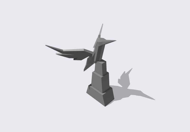 Hummingbird Statue