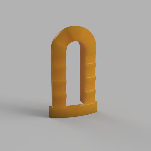 Italocremona Plastic City Castle Window (Building Brick/Block)