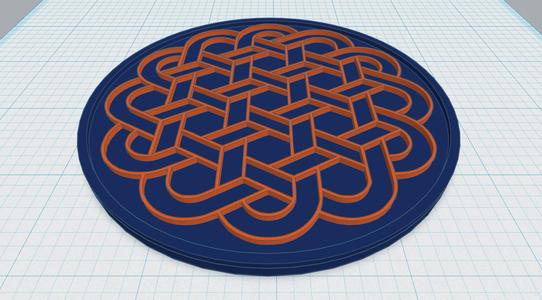 Celtic Mandala Coaster 15