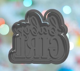 Baby Shower Baby Girl Cookie Cutter