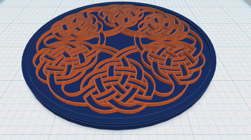 Celtic Mandala Coaster 46