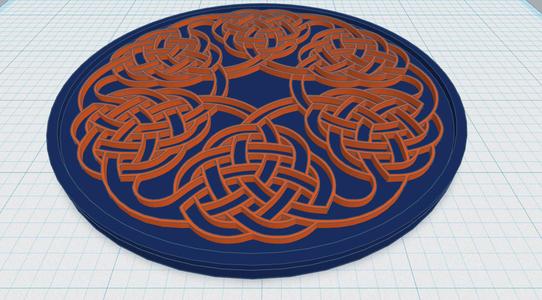 Celtic Mandala Coaster 46