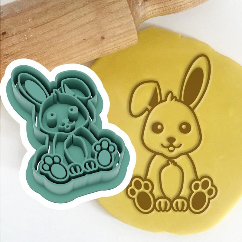 Rabbit cookie cutter