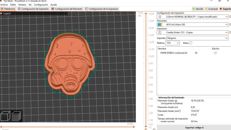 Hunk Residual Evil cookie cutter
