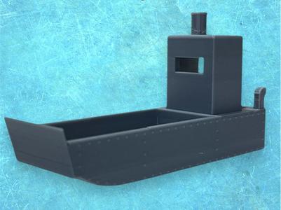 Benchy version D-day WWII