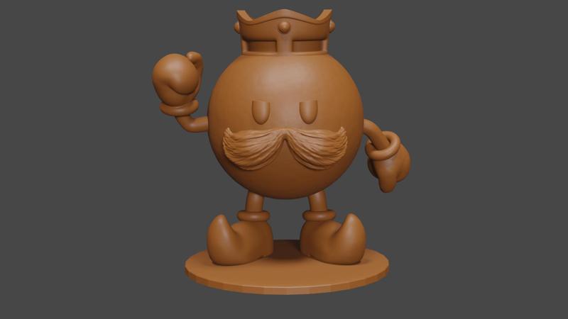 Mario inspired, King Bob-omb, Tabletop DnD miniature