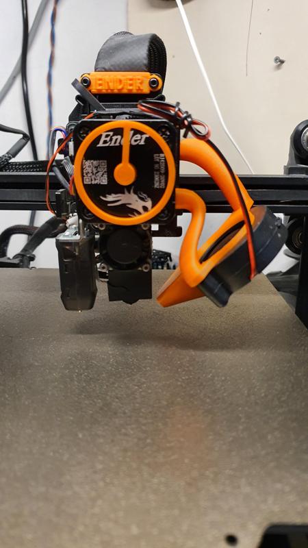 Creality Ender 3 V3 SE single 5015 fan mod