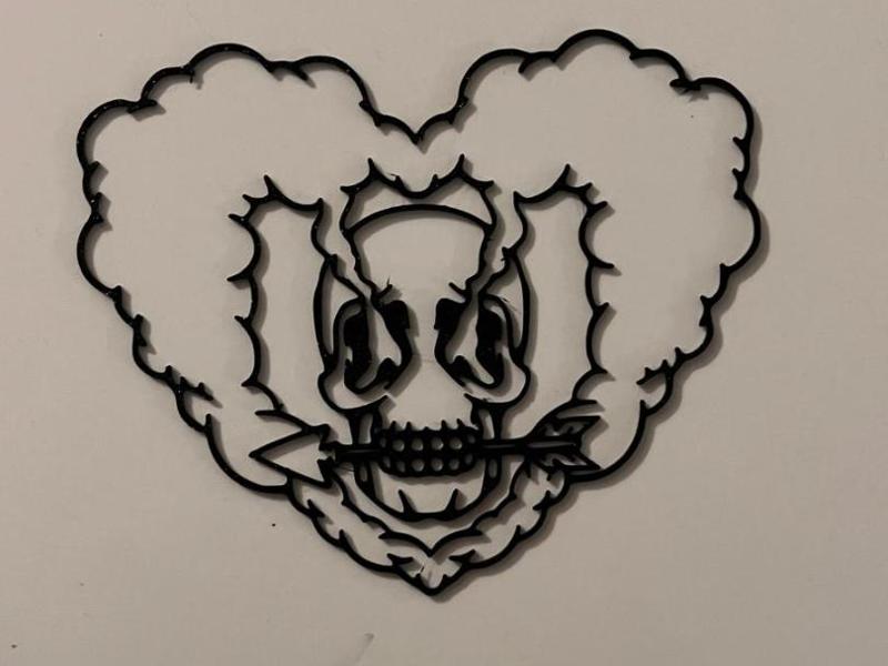 Skull And Cloud