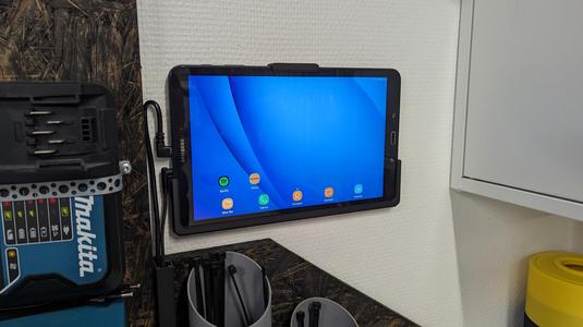 Tablet Galaxy Tab A wall mount