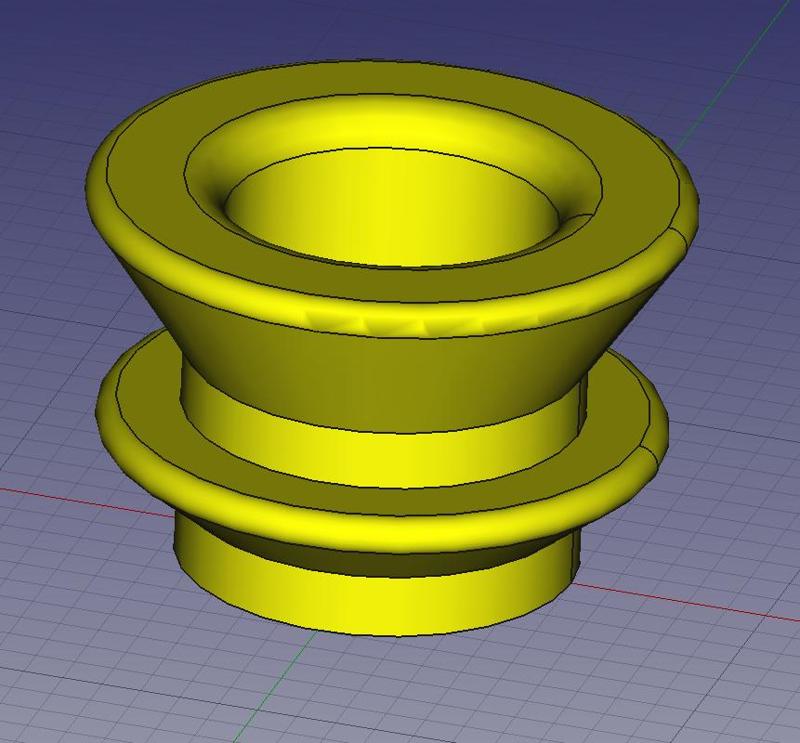 Easy print firewall grommet