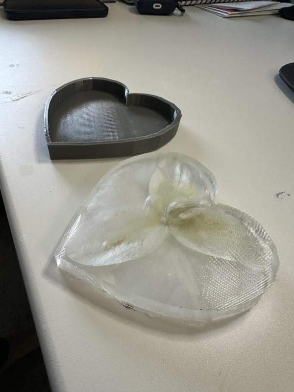 Epoxy Coaster Mold (Heart-Shaped TPU)