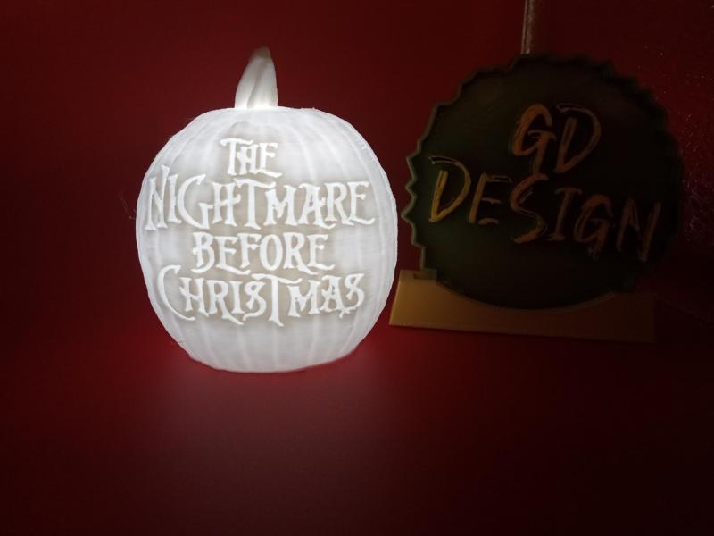 The Nightmare Before Christmas HALLOWEEN PUMPKIN LIGHT