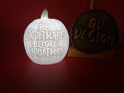 The Nightmare Before Christmas HALLOWEEN PUMPKIN LIGHT