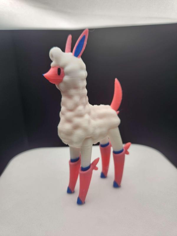 Multicolor Melpaca from Palworld