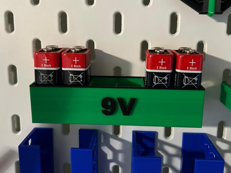 Ikea Skadis 9 volt Battery