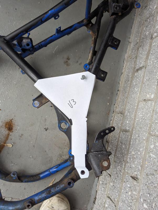 Suzuki DR350 Frame Guards