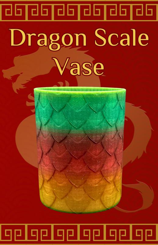 dragon scale vase