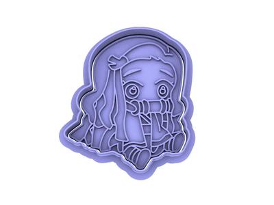 Nezuko Kamado cookie cutter
