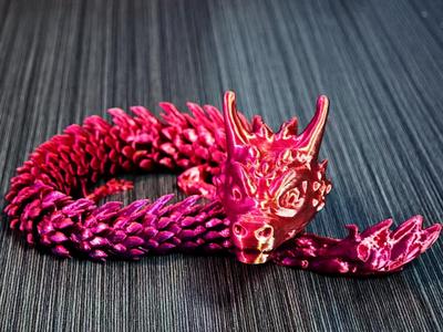 Wingless Yinglong—Print-in-Place Articulated