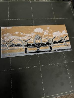 US B-17 World War II Bomber - HueForge