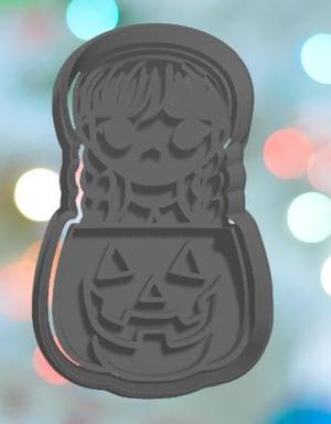 Halloween Jack O Lantern Wednesday Cookie Cutter