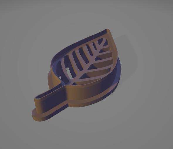 cookie cutter tree leaf