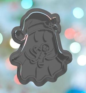 Christmas Ghost With Ginger Bread Man Cookie Cutter