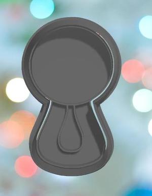 Baby Shower Rattle Cookie Cutter