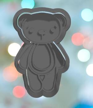 Baby Shower Teddy Bear Cookie Cutter